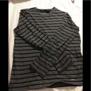 Striped Young Boy Long Sleeve Tee